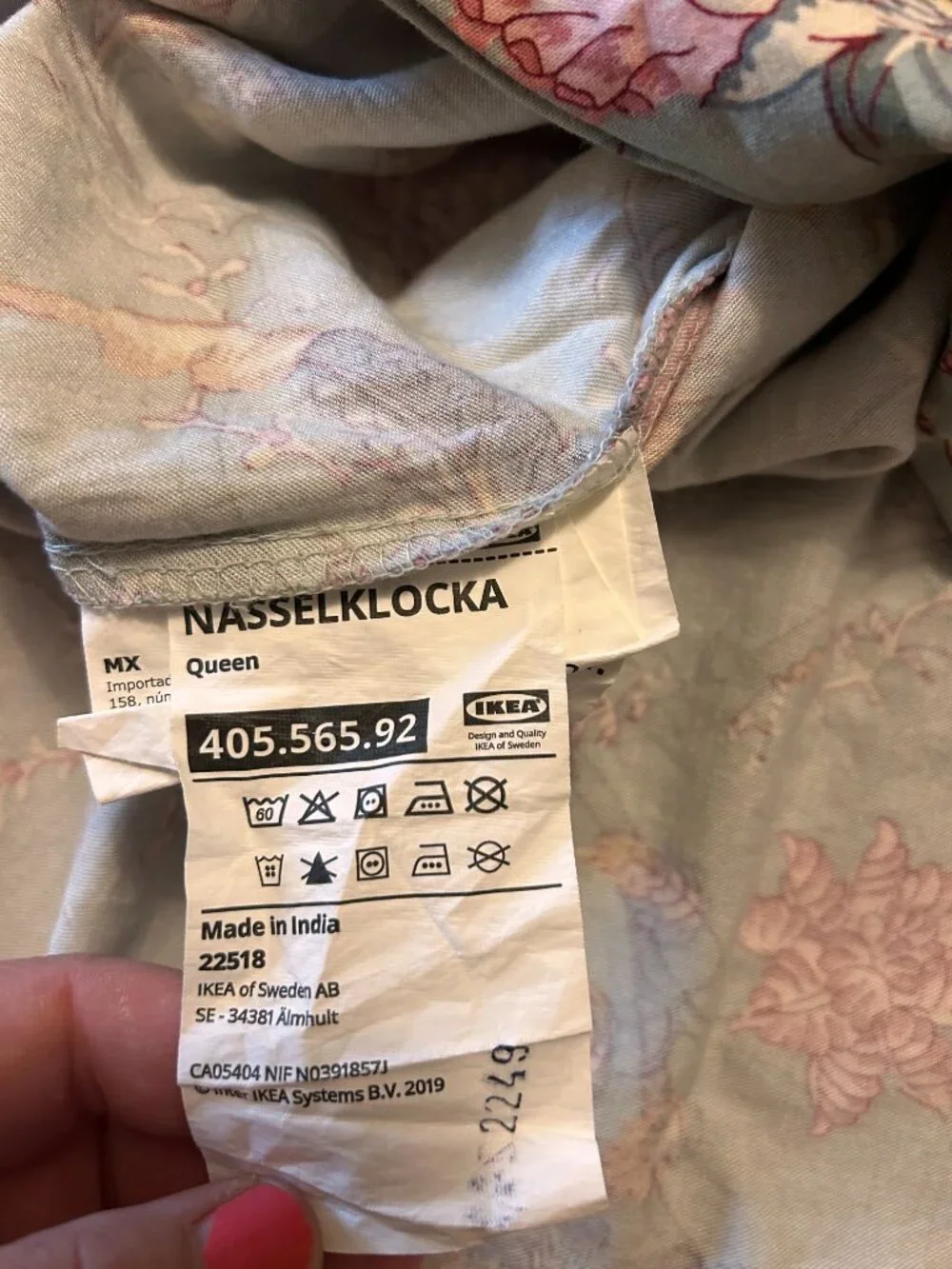 IKEA Nasselklocka queen-size pillowcases